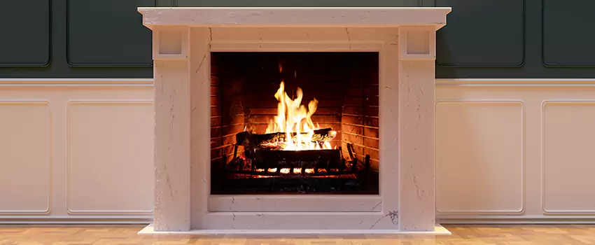 Decorative Electric Fireplace Installation in Miami, Florida