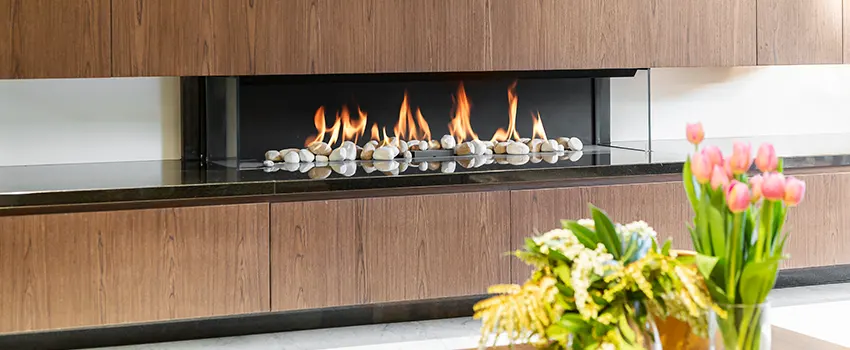 Double-height Fireplace Design Refurbishment in Miami, Florida